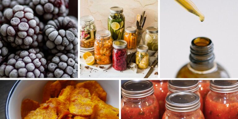 How to Preserve Food At Home