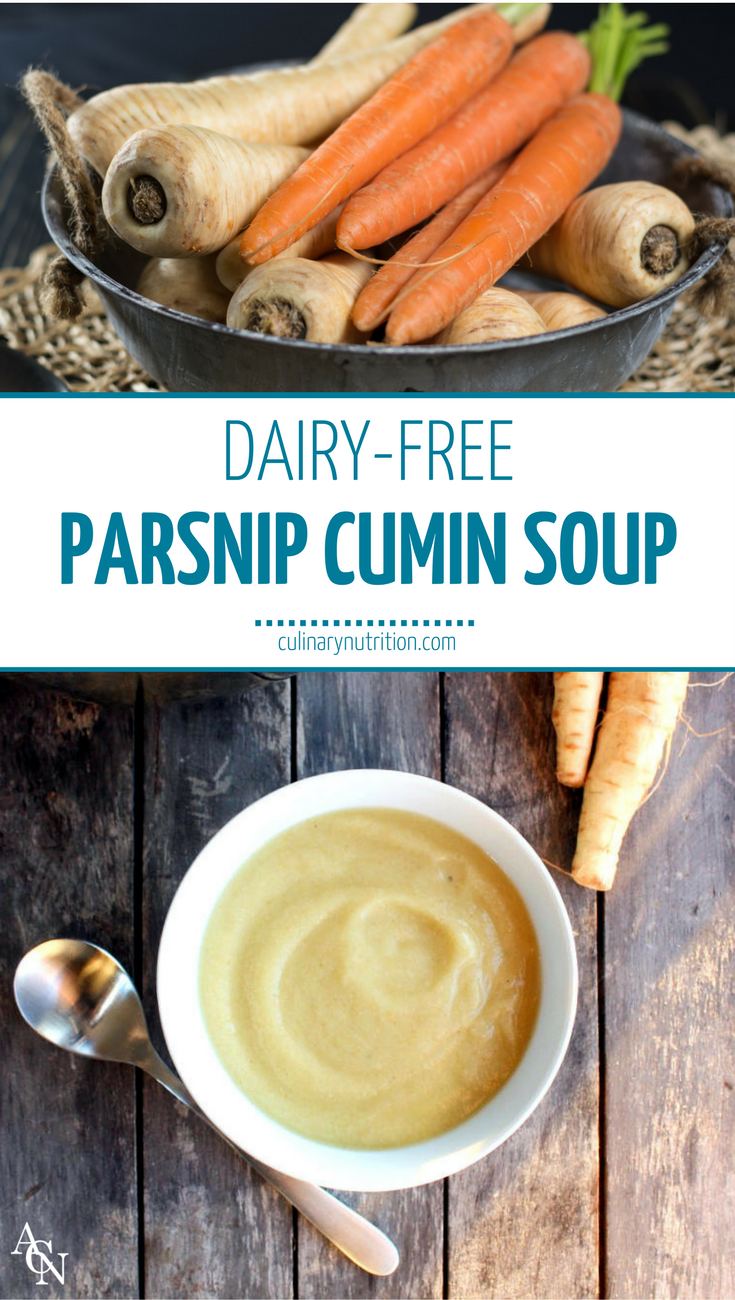 Dairy-Free Parsnip Cumin Soup